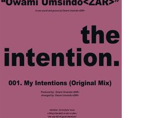 Owami Umsindo, Intention (Original Mix), mp3, download, datafilehost, fakaza, Afro House 2018, Afro House Mix, Afro House Music, House Music