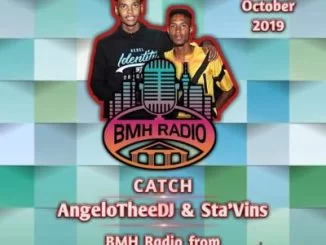 AngeloTheeDJ, DJ Sta Vins, Sgubhu Selections BMH Radio Mix, mp3, download, datafilehost, toxicwap, fakaza, House Music, Amapiano, Amapiano 2019, Amapiano Mix, Amapiano Music, House Music