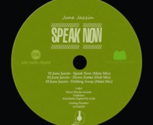 June Jazzin, Speak Now, Main Mix, mp3, download, datafilehost, toxicwap, fakaza, Afro House, Afro House 2019, Afro House Mix, Afro House Music, Afro Tech, House Music