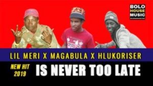 Lil Meri, Is Never Too Late, Magabula, Hlukoriser, mp3, download, datafilehost, toxicwap, fakaza, Afro House, Afro House 2019, Afro House Mix, Afro House Music, Afro Tech, House Music