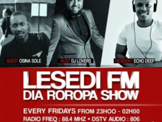 Echo Deep, #DiaRoropa Mix on Lesedi FM 01.09.19, mp3, download, datafilehost, toxicwap, fakaza, Afro House, Afro House 2019, Afro House Mix, Afro House Music, Afro Tech, House Music