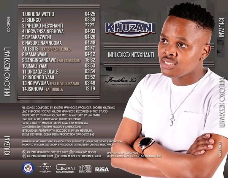 DOWNLOAD ALBUM Khuzani Inhloko Nes'xhanti (Cover Artwork & Tracklist