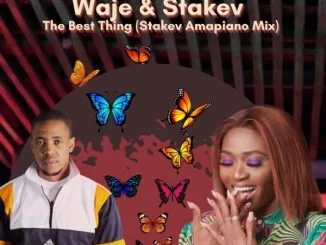 Waje, The Best Thing, Stakev, Stakev Amapiano Mix, mp3, download, datafilehost, toxicwap, fakaza, House Music, Amapiano, Amapiano 2021, Amapiano Mix, Amapiano Music