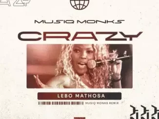 Lebo Mathosa, Crazy, Hey DJ, MusiQ Monks Remix, mp3, download, datafilehost, toxicwap, fakaza, Deep House Mix, Deep House, Deep House Music, Deep Tech, Afro Deep Tech, House Music