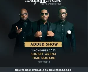 Additional Boyz II Men Show, Confirmed For South African Tour, News